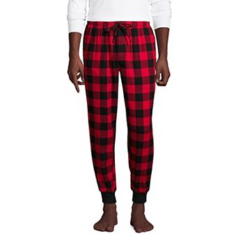 Men's Lands' End Flannel Jogger Pajama Pants