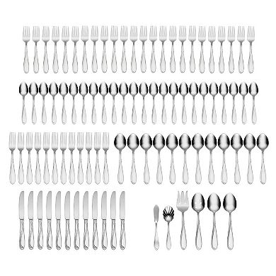Oneida Cresta 90 -pc. Flatware Set
