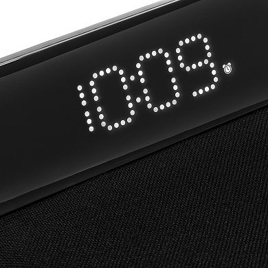 iHome iW18BG Compact Alarm Clock with Qi Wireless Charging