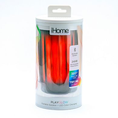 iHome iBT780 PlayGlow Rechargeable Color Changing Bluetooth Speaker