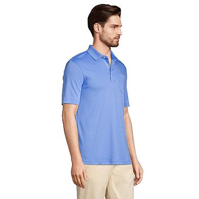 Men's Lands' End Super Soft Supima Pocket Polo