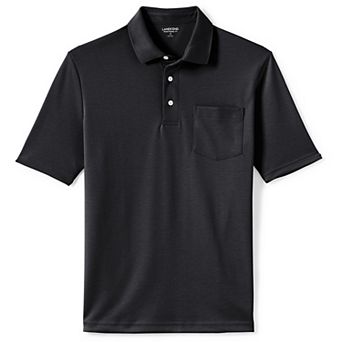 Men's Lands' End Super Soft Supima Pocket Polo