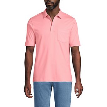 Men's Lands' End Super Soft Supima Pocket Polo