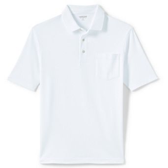 Men's Lands' End Super Soft Supima Pocket Polo