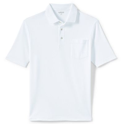 Lands end mens polo shirts with pocket hotsell