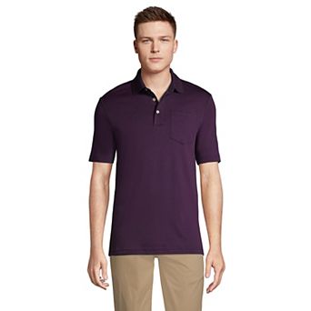 Big & Tall Lands' End Super Soft Supima Pocket Polo