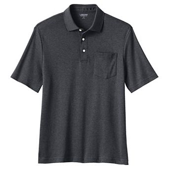 Big & Tall Lands' End Super Soft Supima Pocket Polo