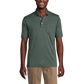 Big & Tall Lands' End Super Soft Supima Pocket Polo