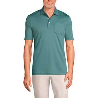 Big & Tall Lands' End Super Soft Supima Pocket Polo