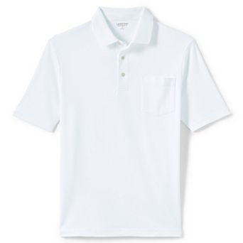 Big & Tall Lands' End Super Soft Supima Pocket Polo
