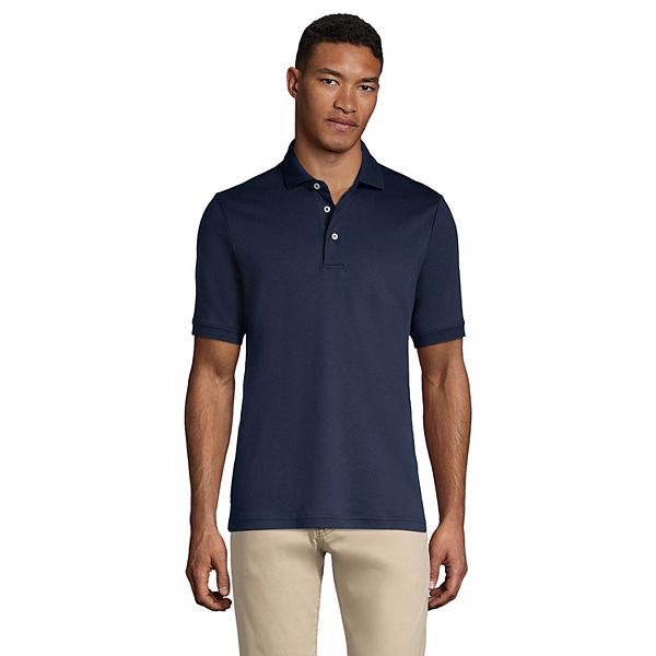 Big & Tall Lands' End Tailored-Fit Super Soft Supima Polo