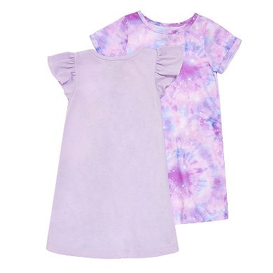 Toddler Girl Cuddl Duds® 2-Pack Mermaid Night Gowns 