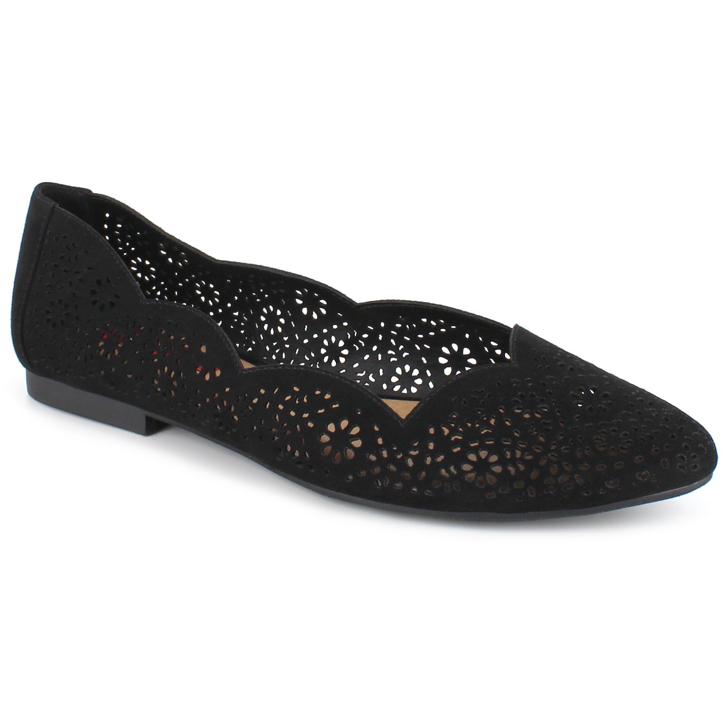 kohls black flats