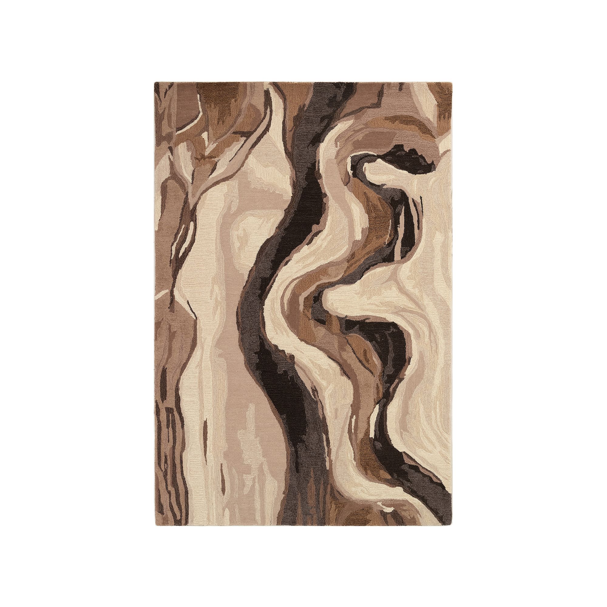 Liora Manne Corsica Panorama Wool Rug, Brown