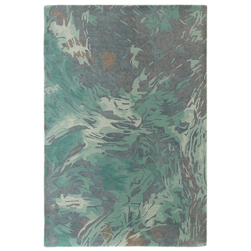 Liora Manne Corsica Storm Wool Rug, Blue, 8X11.5 Ft