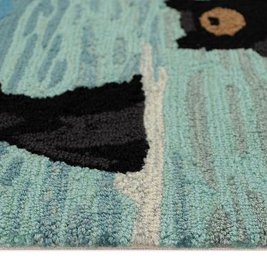 Liora Manne Frontporch Bathing Bears Indoor Outdoor Rug