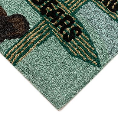 Liora Manne Frontporch Fishing Bears Indoor Outdoor Rug