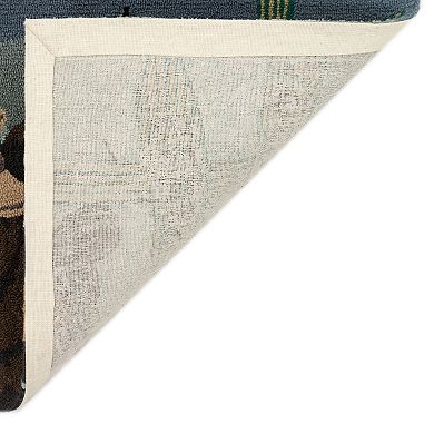 Liora Manne Frontporch Fishing Bears Indoor Outdoor Rug