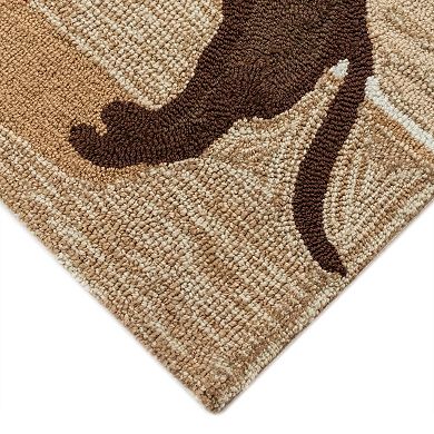 Liora Manne Frontporch Coastal Dog Indoor Outdoor Rug