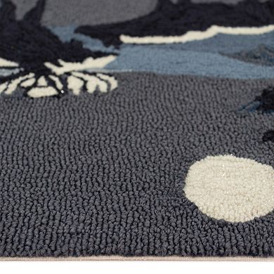 Liora Manne Frontporch Moonlit Moose Indoor Outdoor Rug