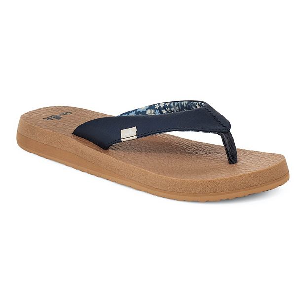 Sanuk Yoga Mat Micro Floral Women's Flip Flop Sandals