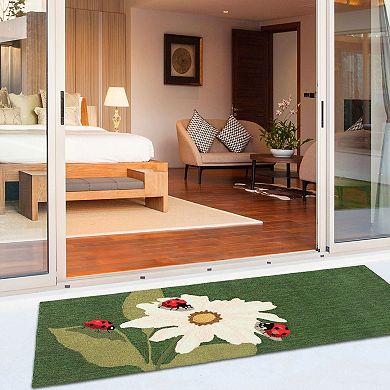 Liora Manne Frontporch Ladybugs Indoor Outdoor Rug