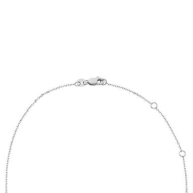 It's Personal 14k Gold Over Sterling Silver Diamond Accent Initial Pendant Necklace