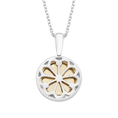 It's Personal 14k Gold Over Sterling Silver Diamond Accent Initial Pendant Necklace 