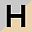 Two Tone H