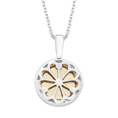 It's Personal 14k Gold Over Sterling Silver Diamond Accent Skull Pendant Necklace