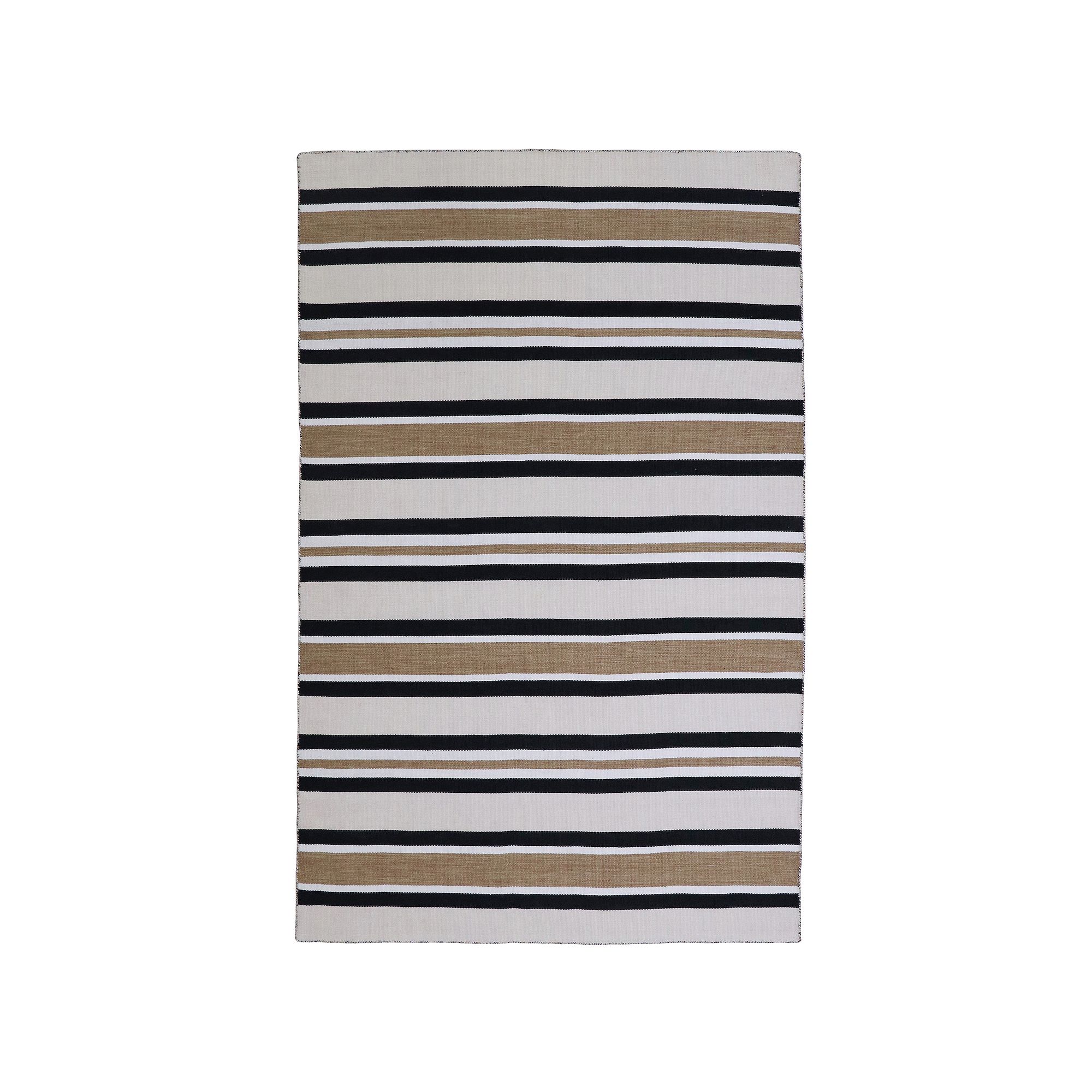 Liora Manne Sorrento Cabana Stripe Indoor Outdoor Rug, Sisal