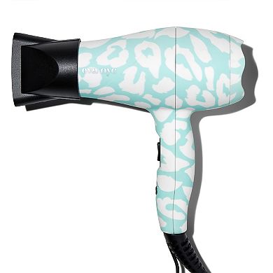 Eva NYC Mint Leopard Mini Healthy Heat Pro-Power Blow Dryer