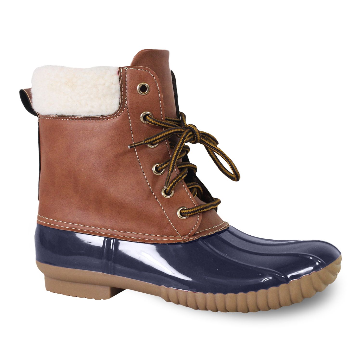 stylish duck boots