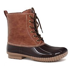 womens duck boots at kohls