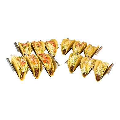 Taco Tuesday 4-pc. Stainless Steel Taco Holder Set