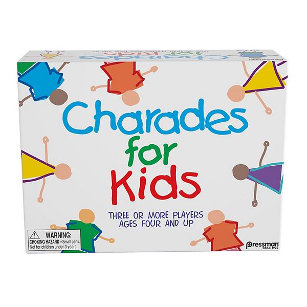 Charades for Kids Classic Game Pressman Ages 4 Three or More Players 450 for sale online 