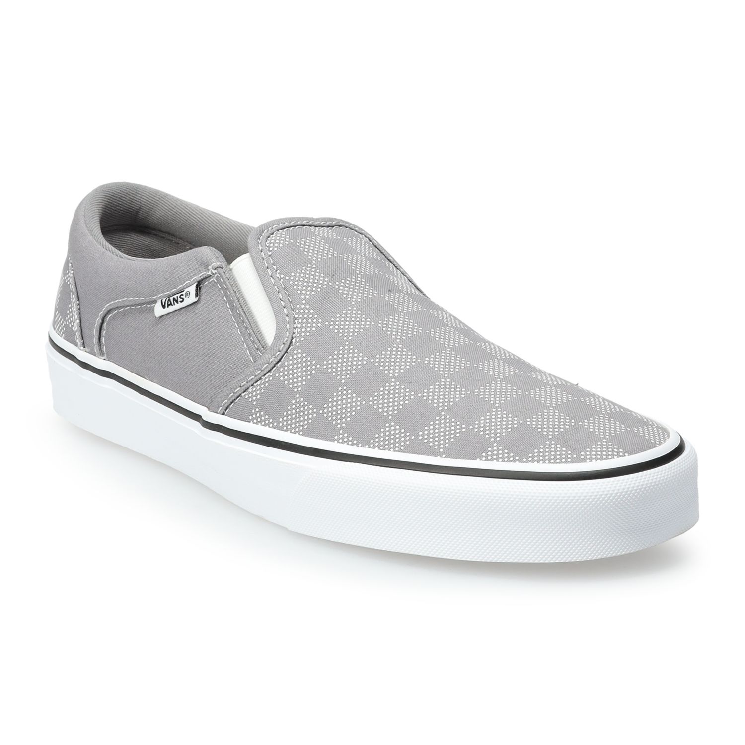 black slip on vans kohls