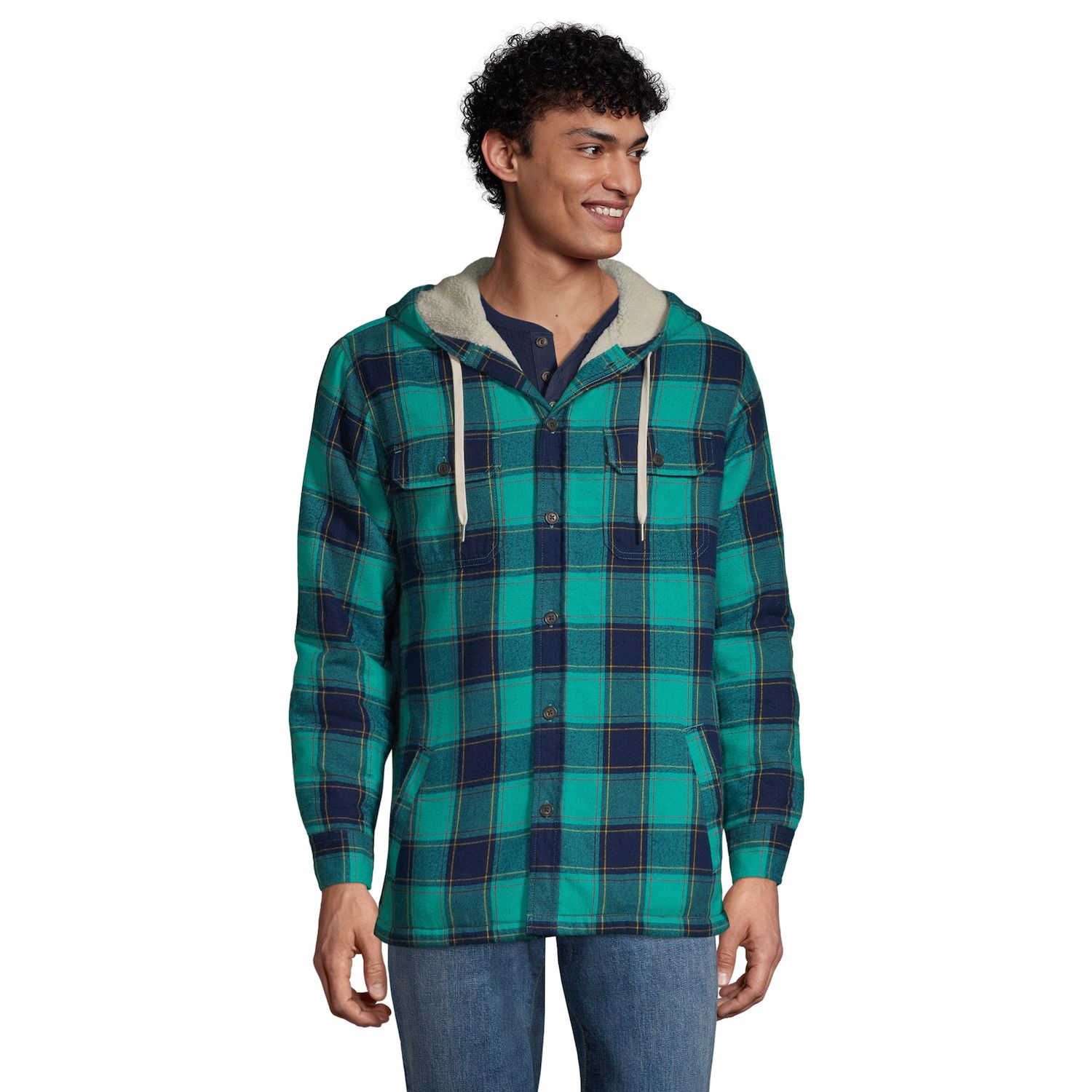 lands end sherpa flannel