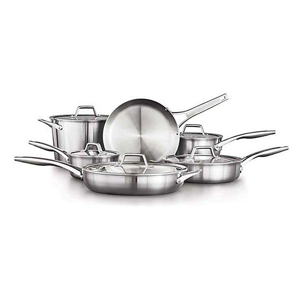 Calphalon Premier 11pc. Stainless Steel Cookware Set