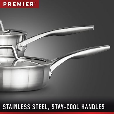 Calphalon Premier 11-pc. Stainless Steel Cookware Set