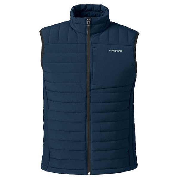 lands end men's down vest