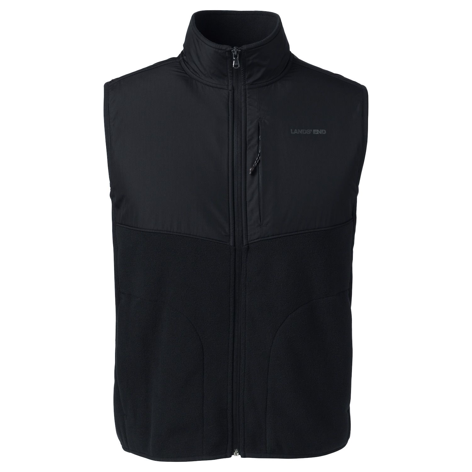 tall fleece vest