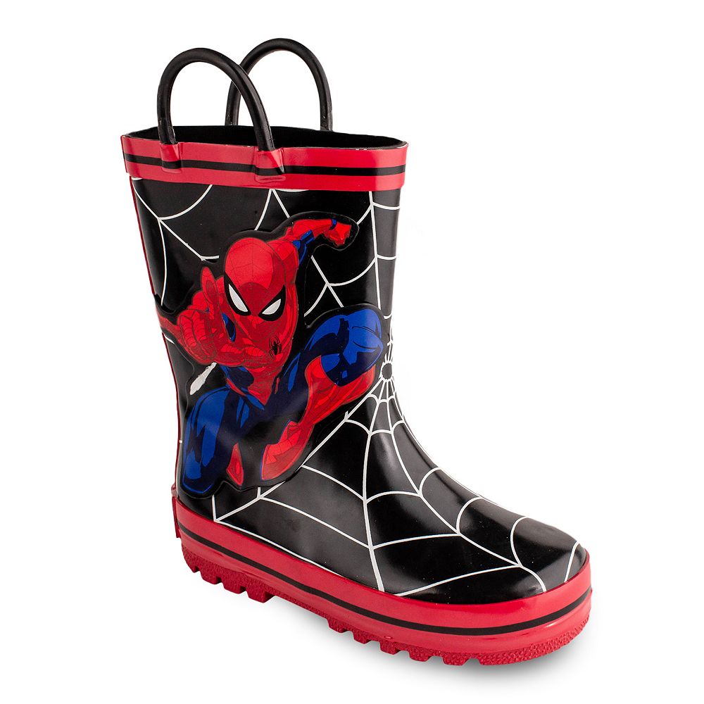 Spider-Man Boy Kids Wellington Boots Wellies Rain Boot Toddler/Little Kid