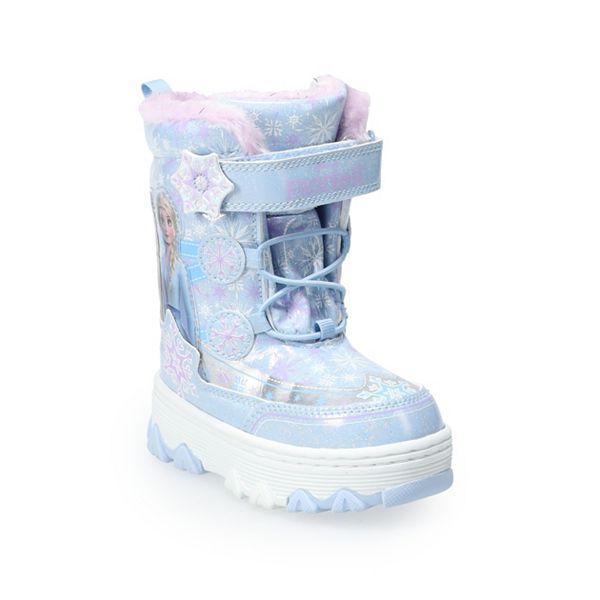 NWT Details about   Frozen Size 8 Toddler Girls Winter Snow Fur Silver Boots Elsa Anna 