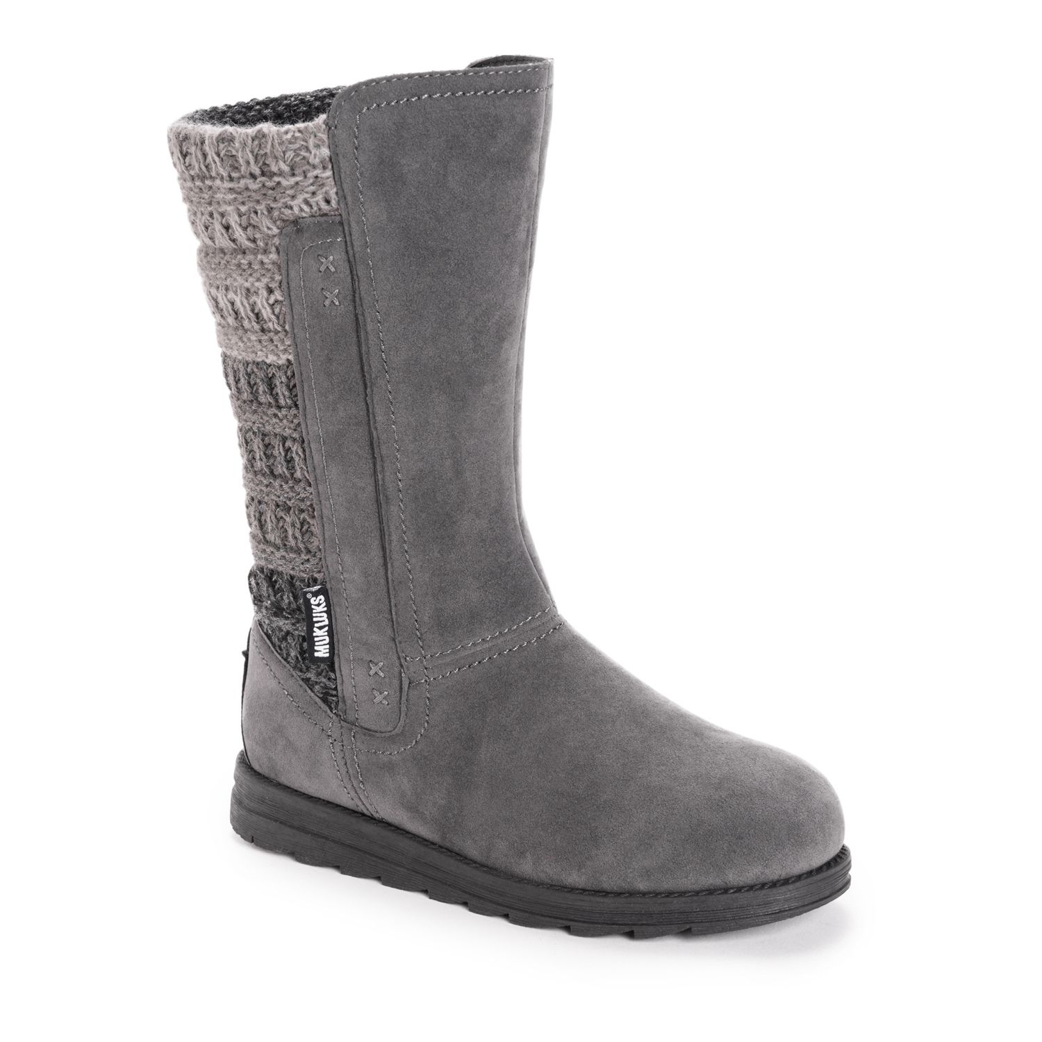 muk luks grey boots