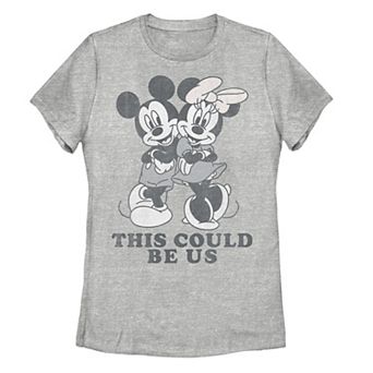 Juniors' Disney's Mickey & Minnie "This Could Be Us" Tee