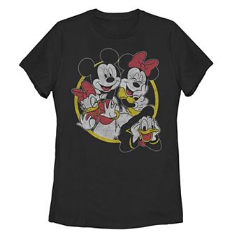 Juniors' Disney's Mickey & Friends Group Shot Tee