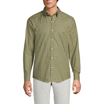 Men's Lands' End Traditional-Fit No-Iron Twill Button-Down Shirt
