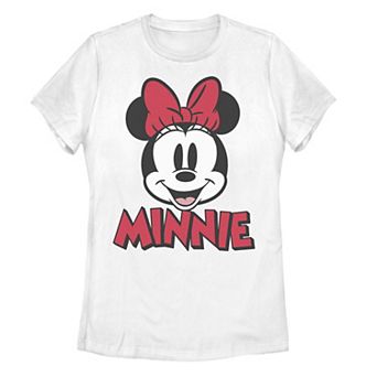 Juniors' Disney's Minnie Mouse Classic Portrait Tee