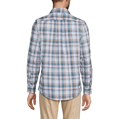 Big & Tall Lands' End Traditional-Fit No-Iron Twill Button-Down Shirt